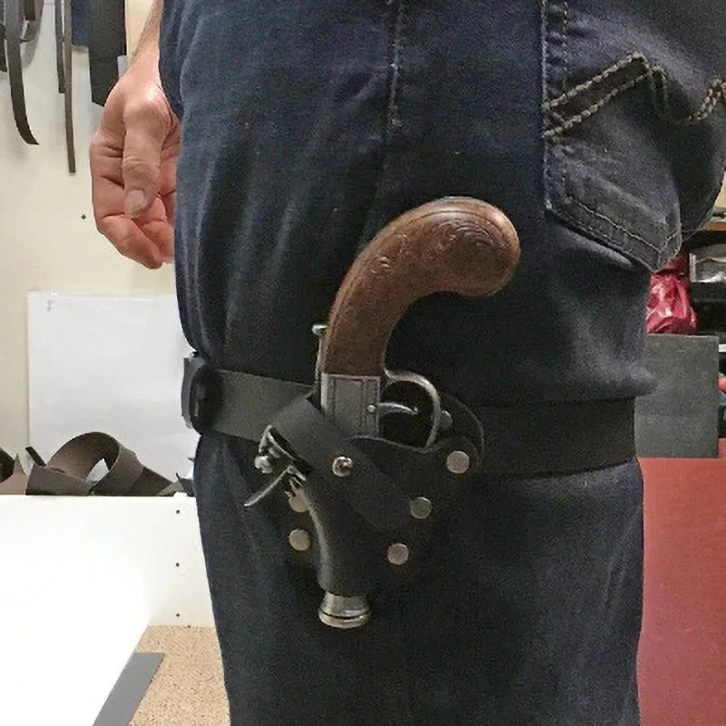 Кобура с пистолетом и кожаной сумкой на плечо для косплея игры &quotРенессанс