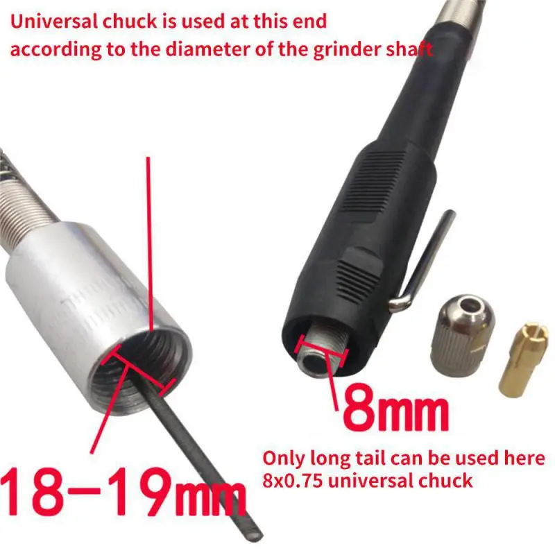 Удлинитель трубки гибкого вала с сверлильным патроном 0 3 мм для шлифовальной