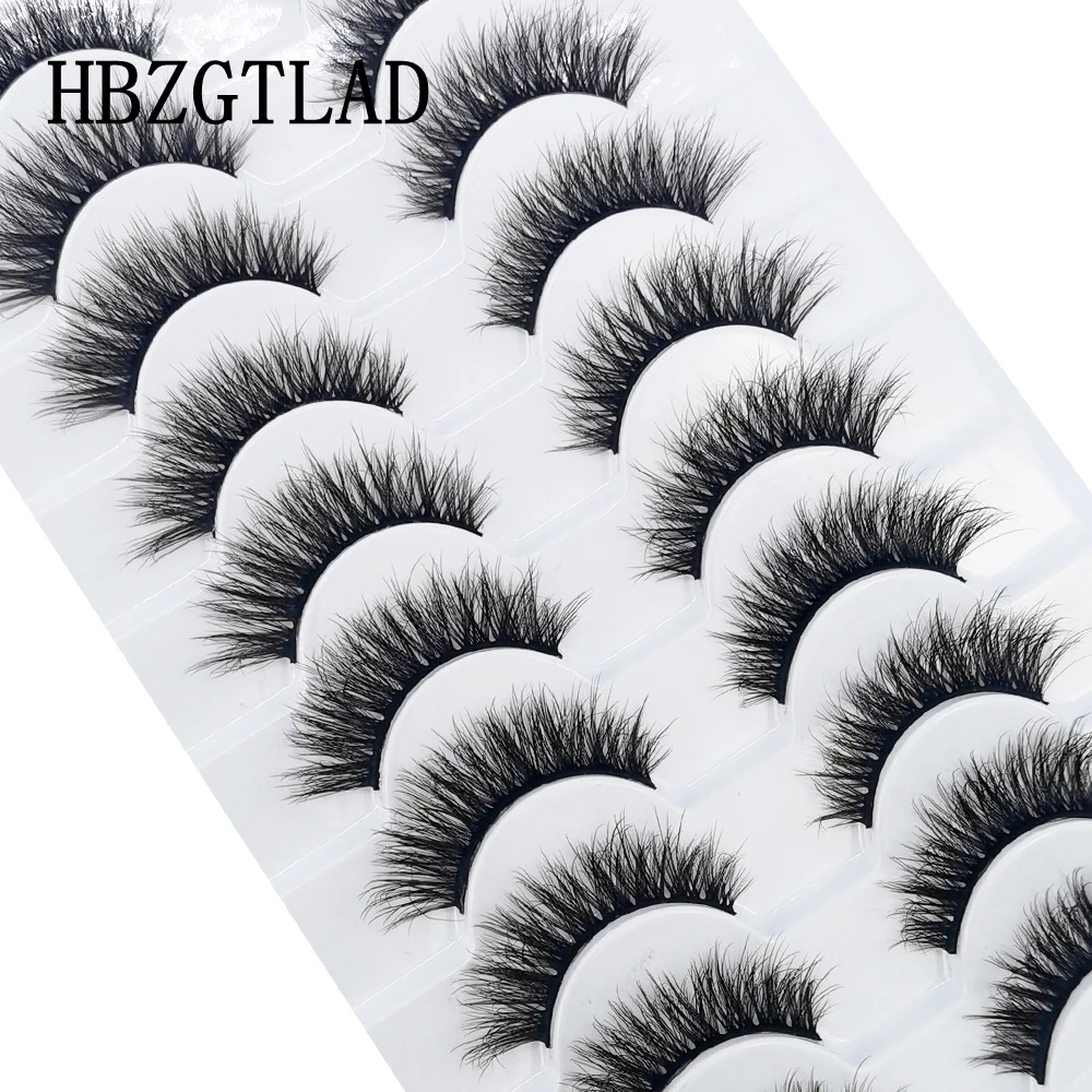 38 Styles 10 pairs 100% Real Mink Eyelashes 3D Natural False Eyelashes 3d Mink Lashes Soft Eyelash Extension Makeup Kit Cilios images - 6