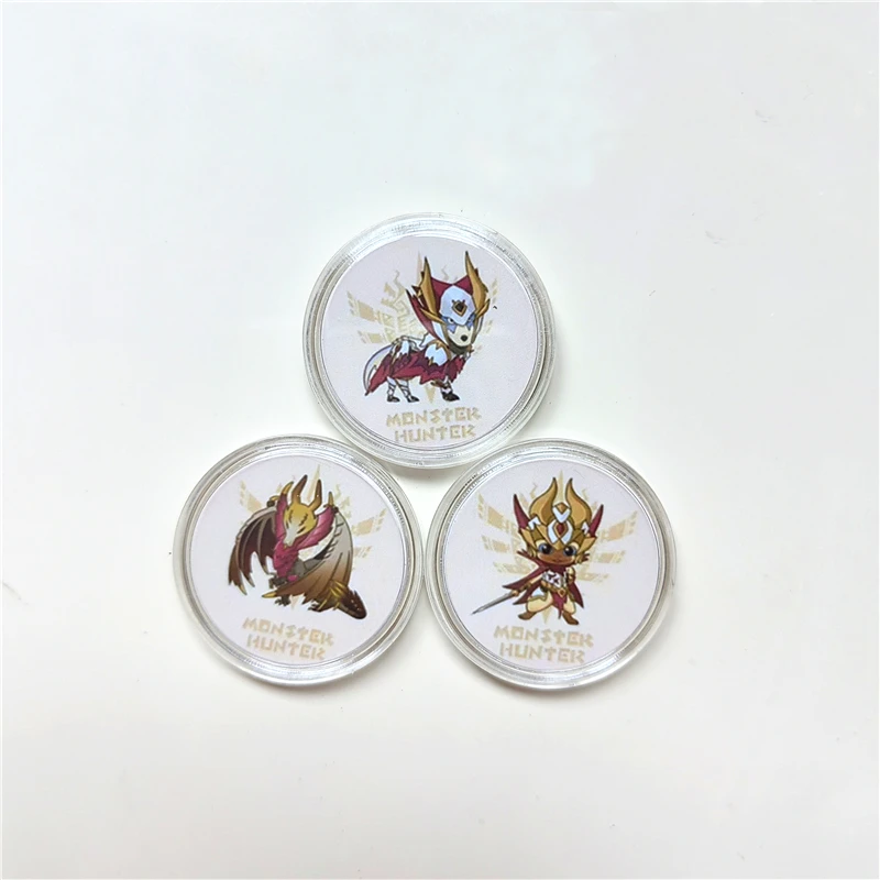 

Sunbreak Linkage Card Collection Coin For Monster Hunter Rise Stories 1&2 Rise 1&2 All Series Ntag215 Tag Chip New Data