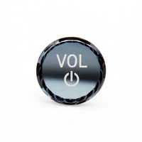 car crystal volume button knob cover switch button knob cover for bmw mgu g20 g28 g14 g15 g16 g29 interior accessories