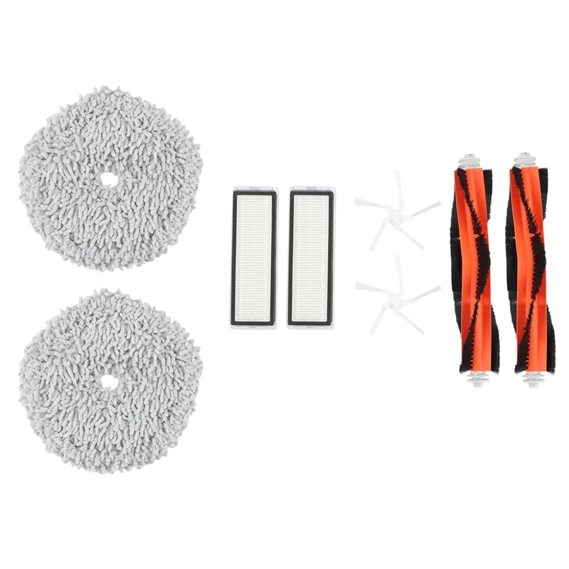 

For Xiaomi Dreame W10 Vacuum Cleaner Accessories Kit, Main Side Brush, HEPA Filter, Mop Cloth Spare Parts Replacement
