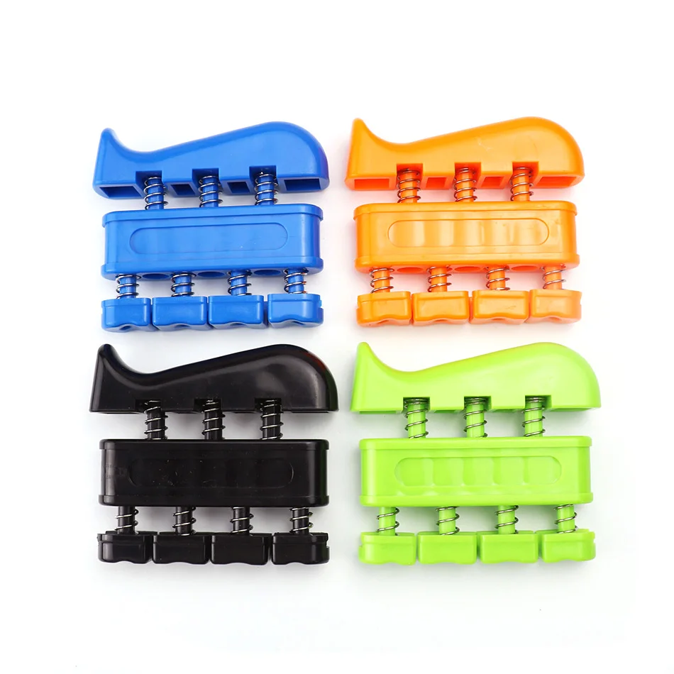 Тренажер для пальцев с рукояткой усилитель двусторонняя пружинная силовая