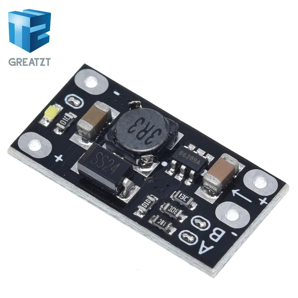 Фото GREATZT 1/5/10 шт. новейший многофункциональный мини-модуль повышения платы 5 В/8 В/9 В/12 В 1,5 А светодиодный индикатор для Diy