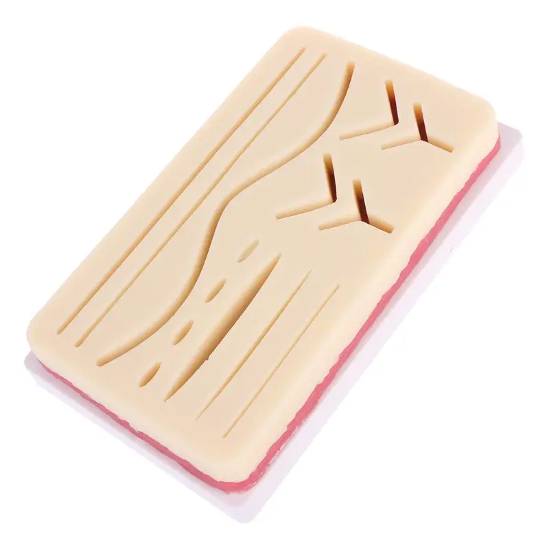 

Silicone Human Skin Model Suture Practice Pad Training Practice Tool