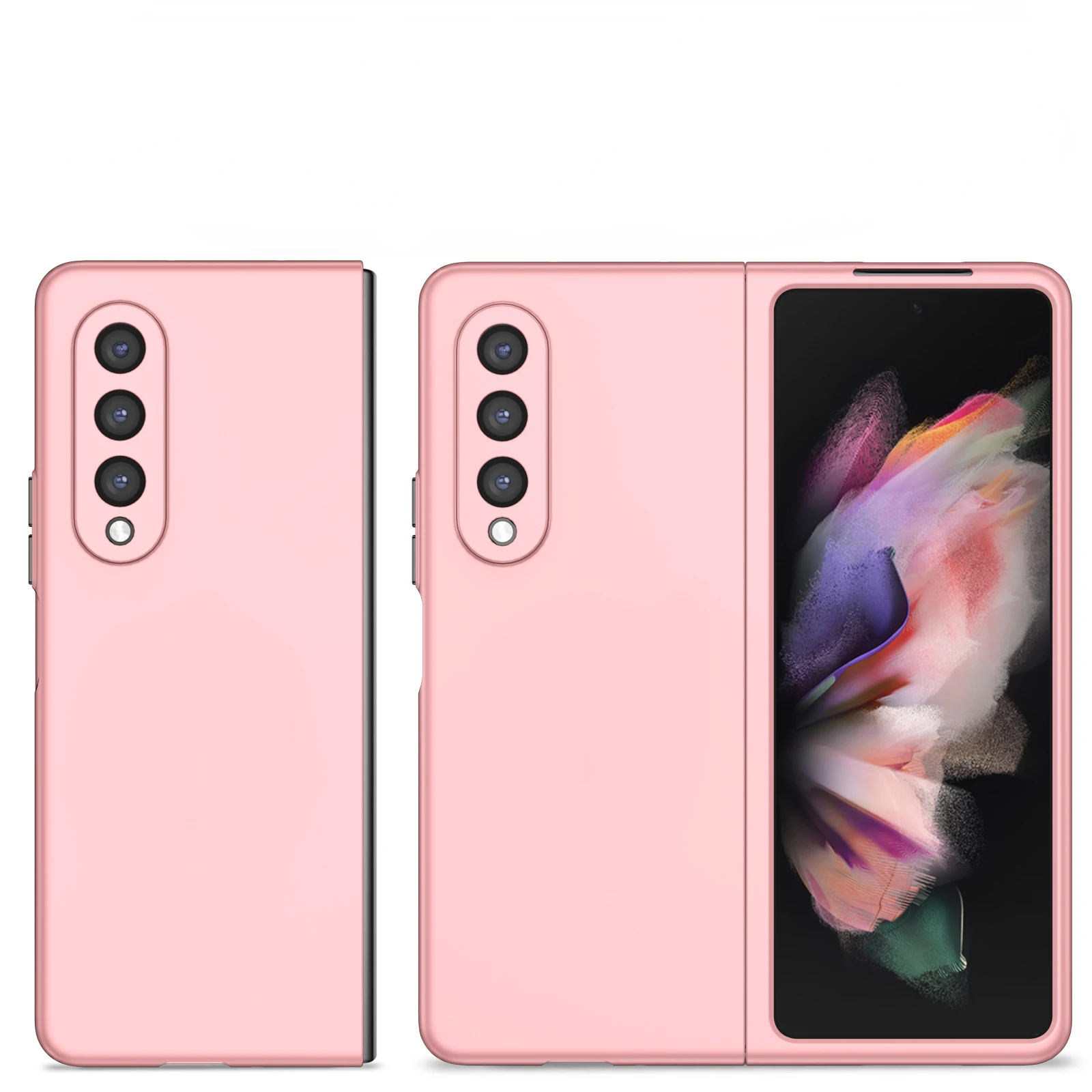 

Protection Folding PC Case for Samsung Galaxy Z Fold 3 5G Fold3 Fold2 Fold 2 Non-Fingerprint Cell Phone Cases Cover