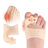 2pcspair toe separator orthopedic bunion corrector magnetic therapy big toe hallux valgus hammer toe straightener for men women