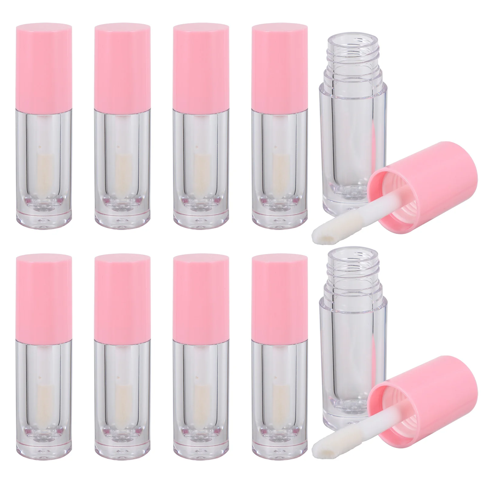 

10pcs Portable Recycle Lip Gloss Tubes Lip Bottles Lip Balm Bottles