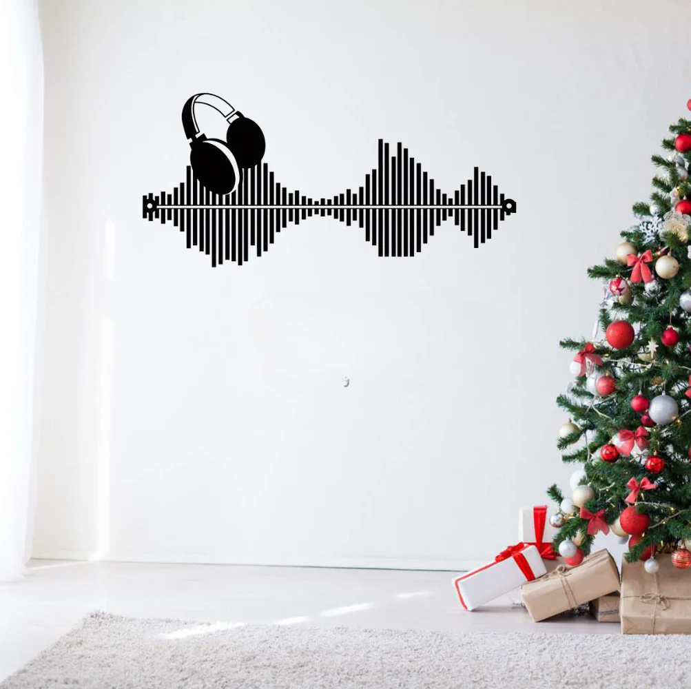 Элегантный Музыкальный Ритм Настенное Искусство - 1 Шт. Металлический Настенный