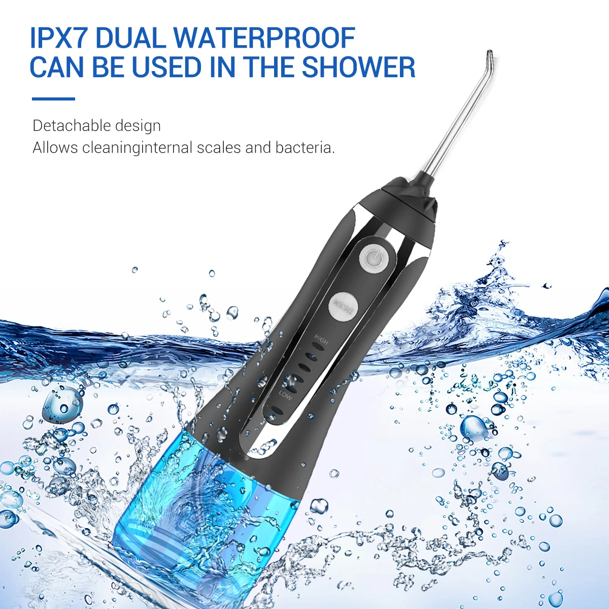 300ML 5Models Water Tank Waterproof Teeth Cleaner  portable oral irrigator usb rechargeable water flosser Dental Water Jet enlarge