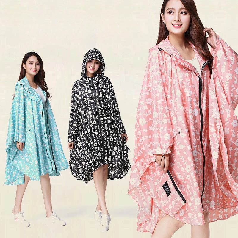 

Милый легкий дождевик с цветами, модный дорожный велосипедный дождевик, пончо для кемпинга, походов, водонепроницаемый непромокаемый дождевик