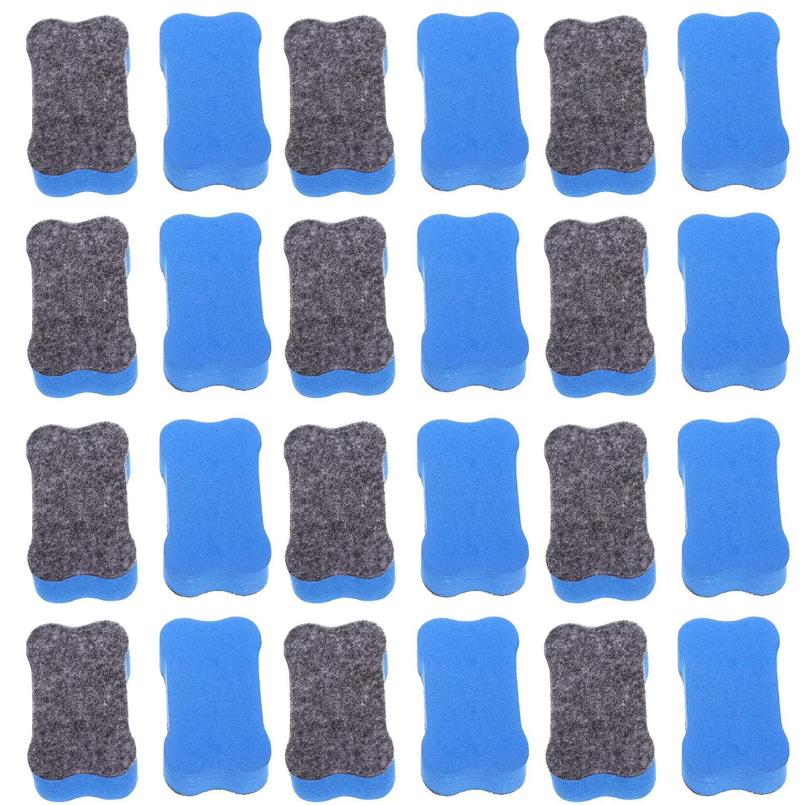 

24 Pcs Whiteboard Eraser Teacher Supplies Classroom Kids Dry Erasers Mini School Magnetic Wiper Portable EVA Felt Cloth