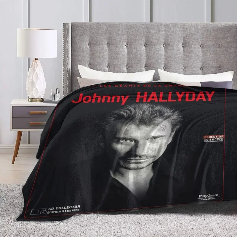 3d-одеяло Джонни Хелли летнее флисовое многофункциональное супермягкое