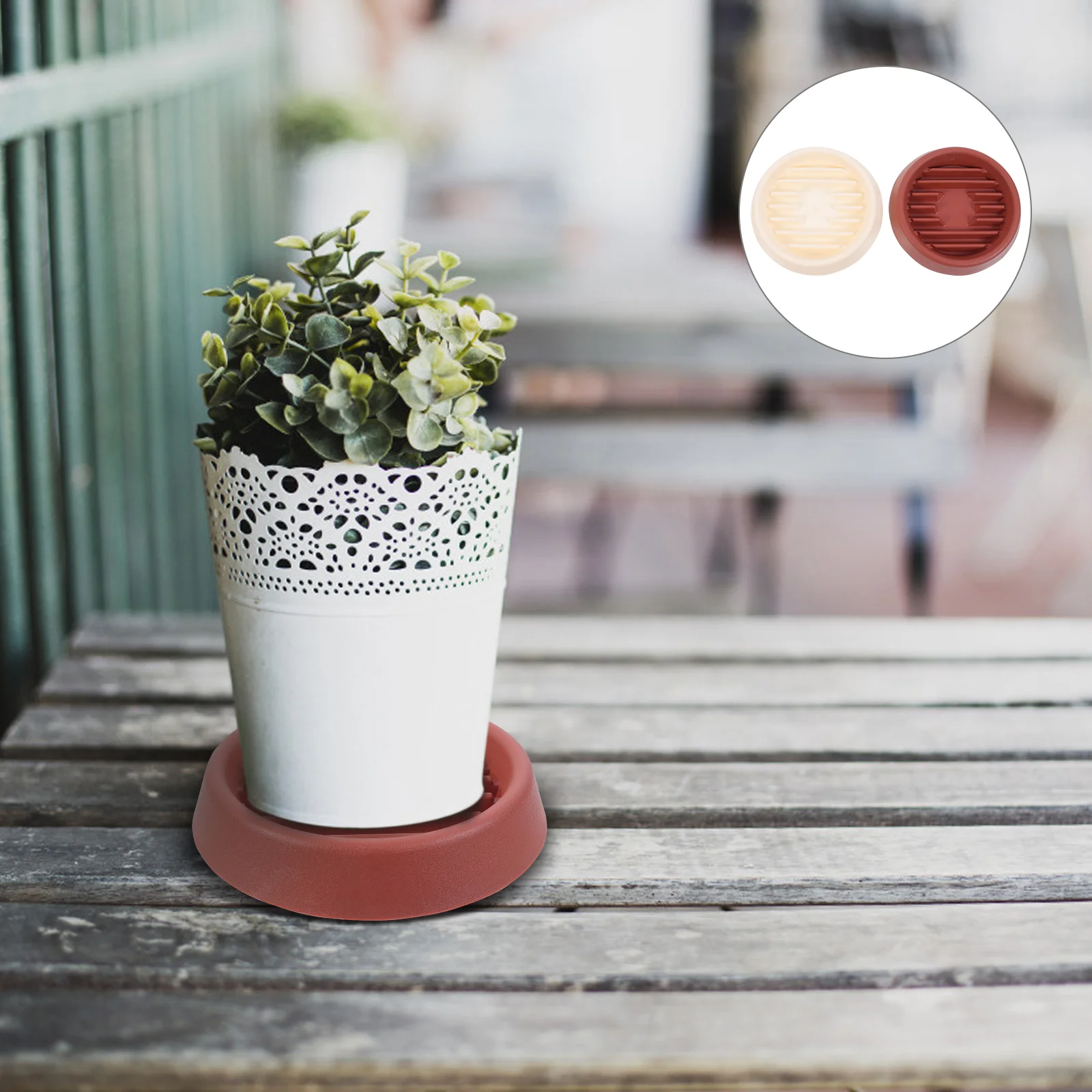 

Planter Pot Tray Saucer Trays Drip Flower Saucers Large Caddies Round Bases Indoor Base Drainage Terra Dish Waterindoors Garden