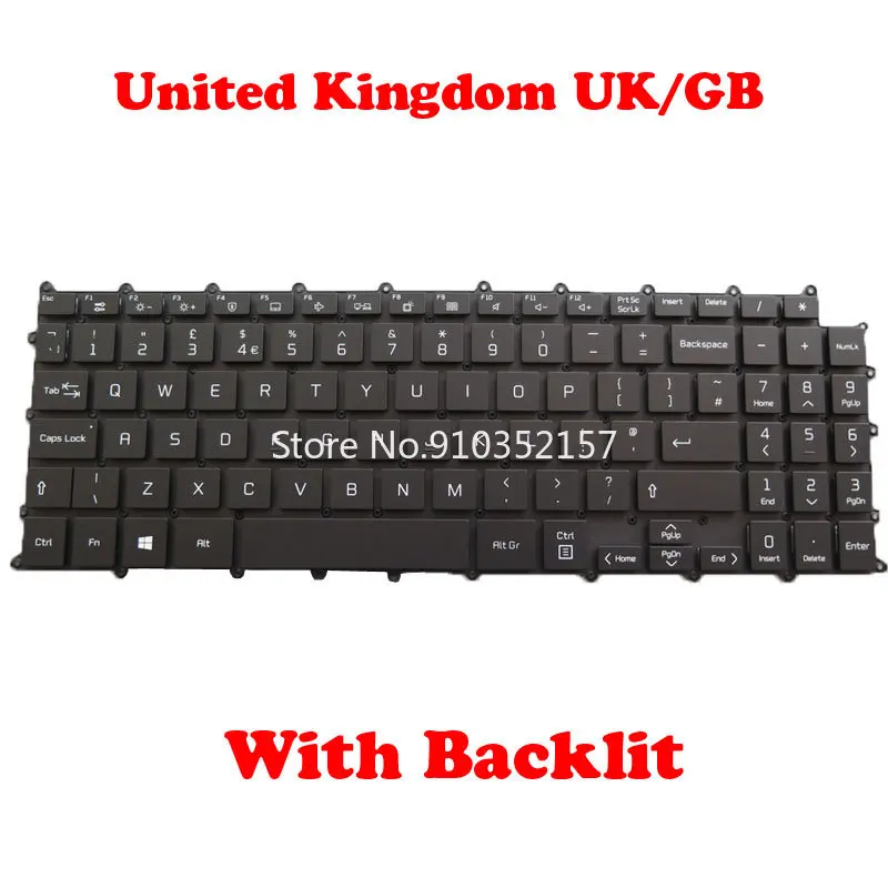 

Backlit UK US IT RU HU KR Keyboard For LG 15Z90P 15Z90P-G 15Z90P-N 15Z90P-K 15Z90P-P 15Z90P-HR56K English Italy Korean Hungary