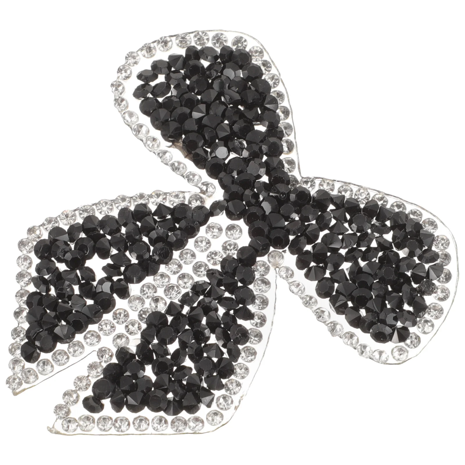 

Dress Appliques Badge Clothing Repair Patches Rhinestone Bowknot Mesh Drill Iron Hot Melt Adhesive Bride