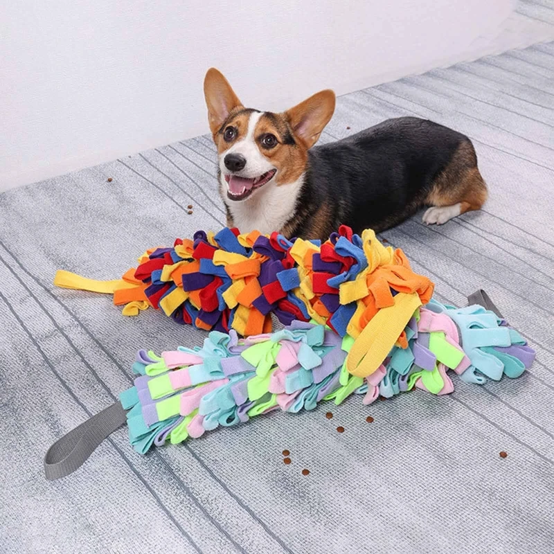 

6XDE Dog Snuffle Mat Interactive Slow Feeder Toy Sniffing Pad Improving Intelligence