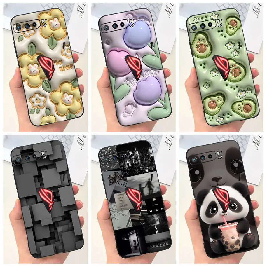 Чехол для телефона Asus Rog Phone 3 ZS661KS чехол силиконовая Мягкая задняя крышка 5 ZS673KS I005DA