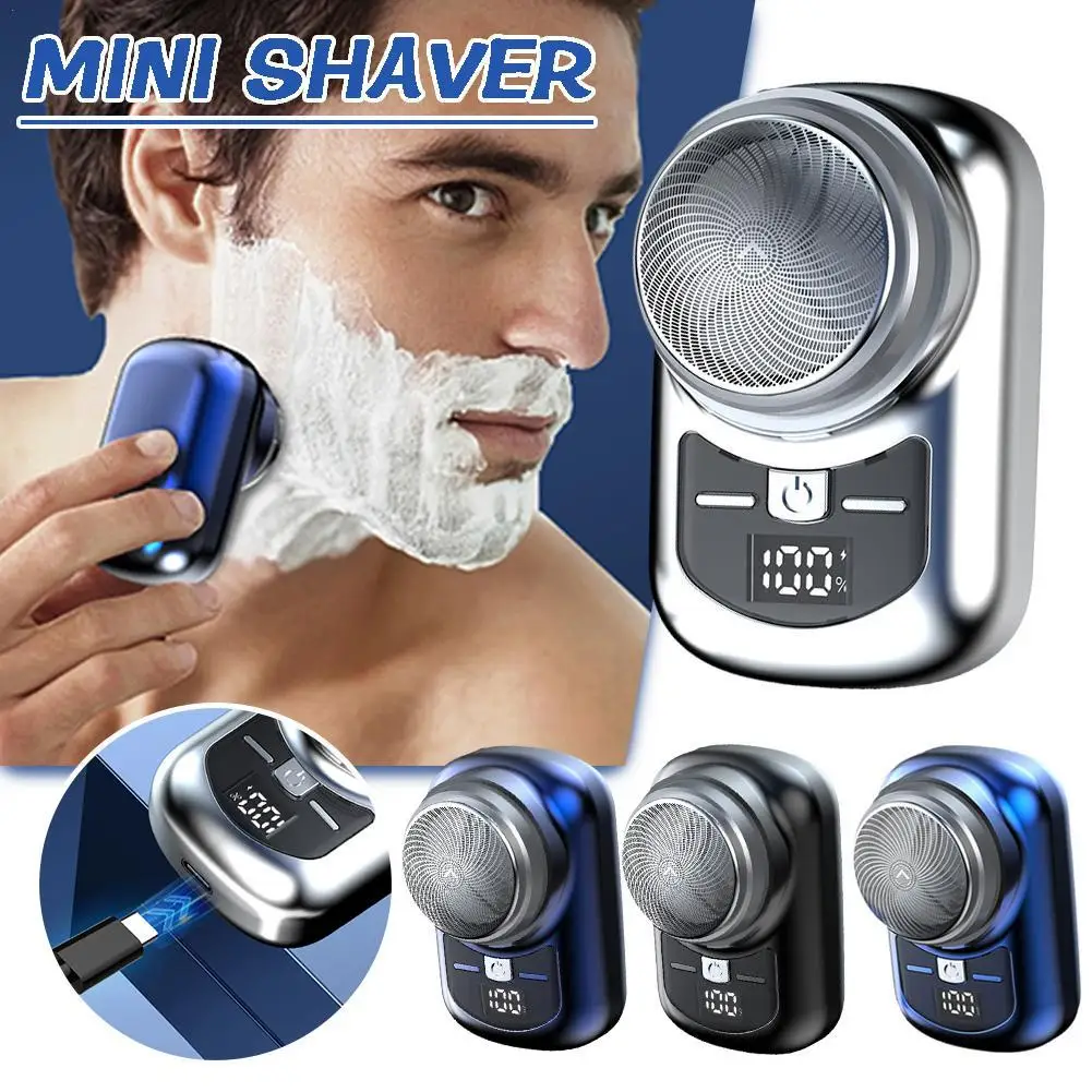 For Men Pocket Size Portable Travel Car Home Razor Rechargeable Cordless Shaving Face Beard Razor