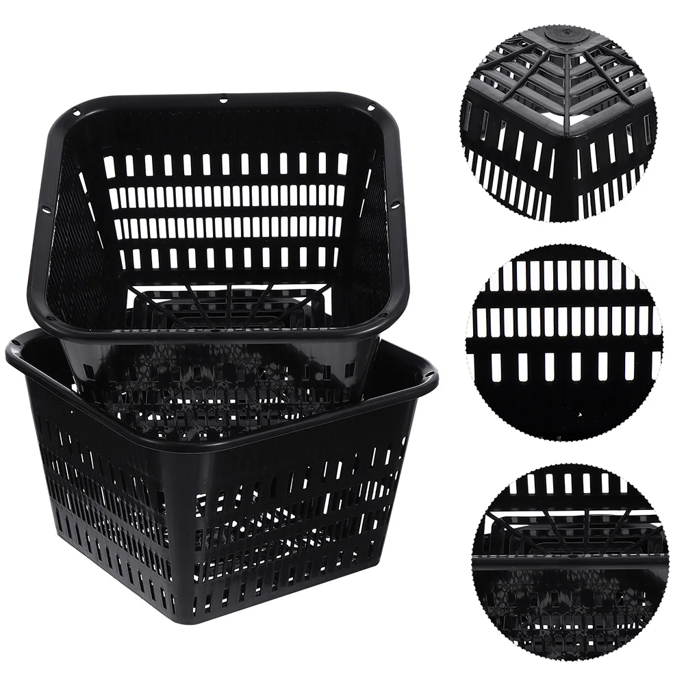 

10 Pcs Root Control Pot Containers Planting Flowers Houseplant Plastic Planter Gardening Nursery