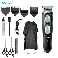 VGR Hair Clipper USB Electric Trimmer for Men Fine-tuning  Kit  Professional Rechargeable Barber Hair Cuting Machine