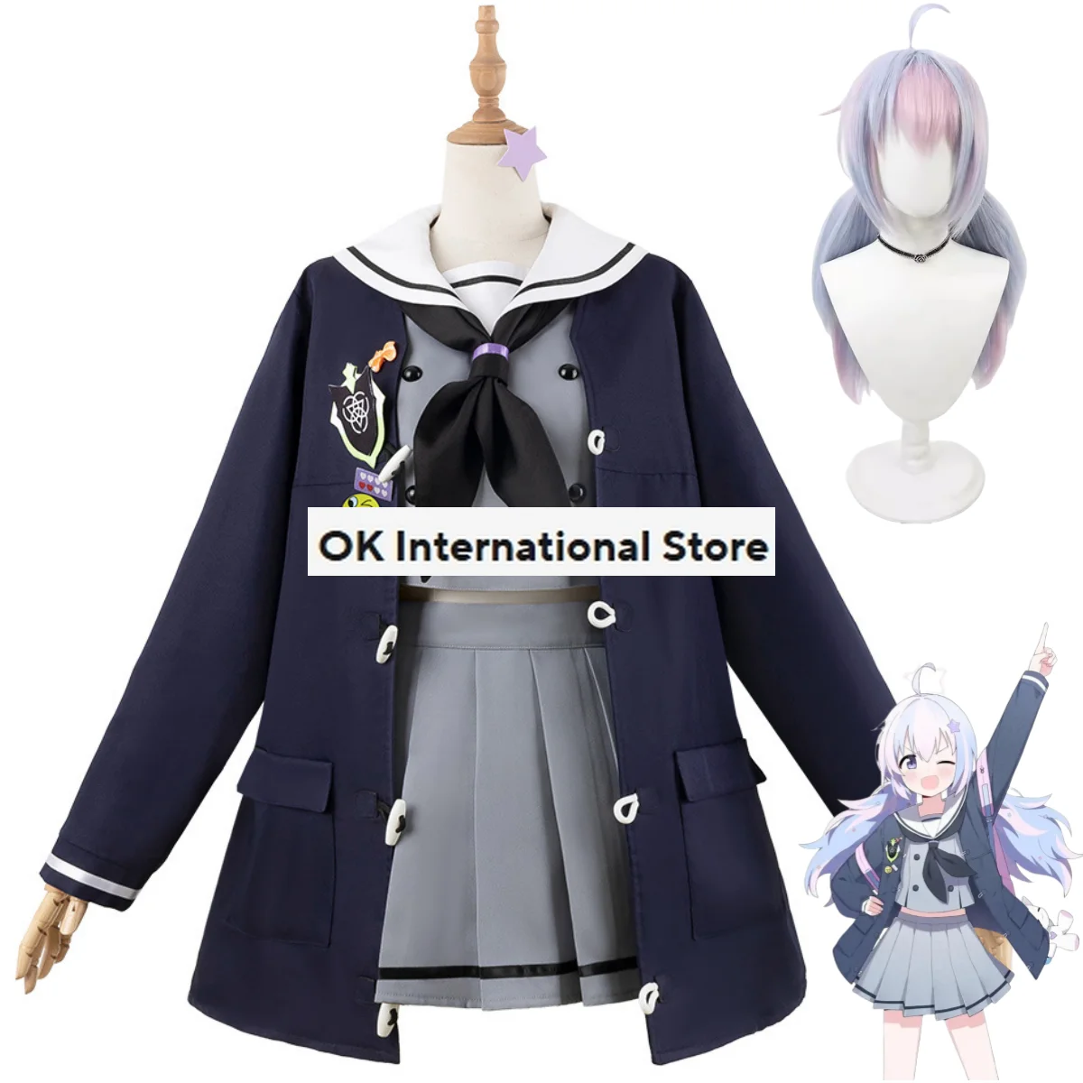 Женский костюм для косплея из игры узава риса школьная форма JK Японии и Южной
