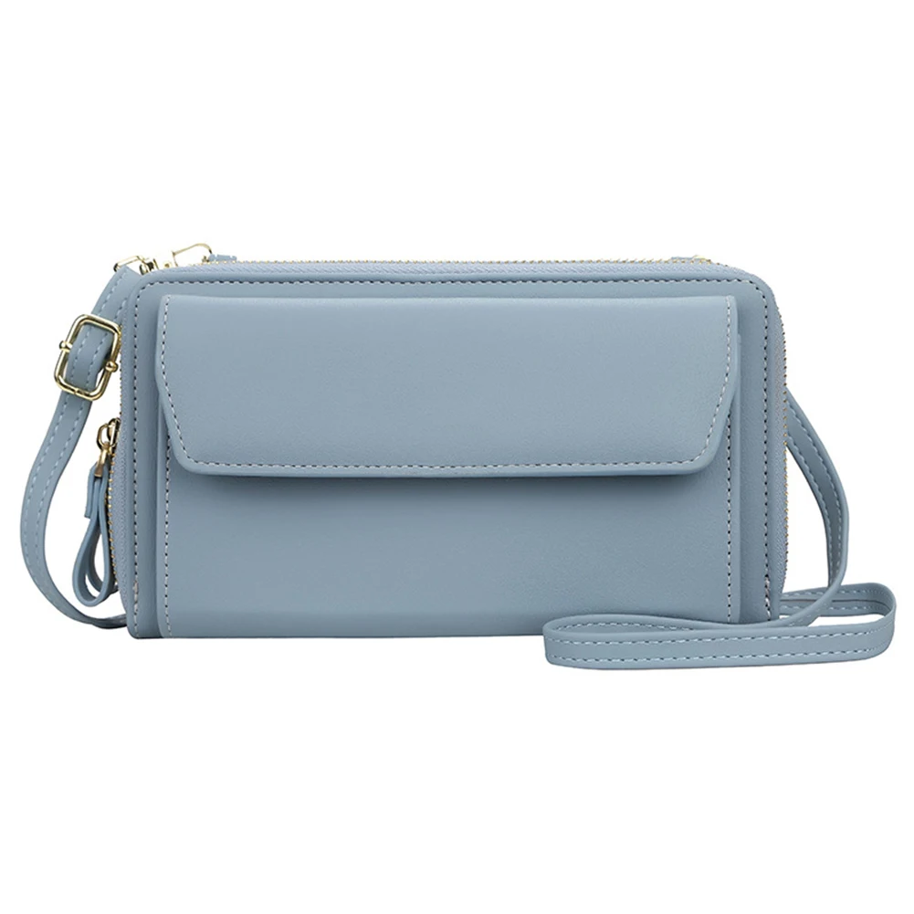 сумка Female Long Wallet Fashion All-match Mobile Phone Bag Double Zipper Large Capacity Ladies Bolsa Feminina Sac A Main