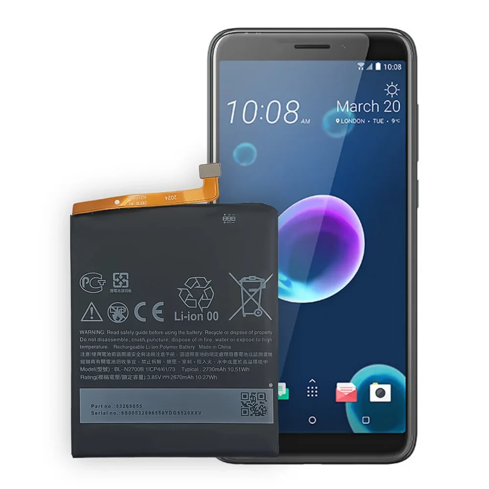 Сменный аккумулятор BL-N2700B для мобильного телефона GIONEE F205 HTC Desire 12 D12 2730 мАч