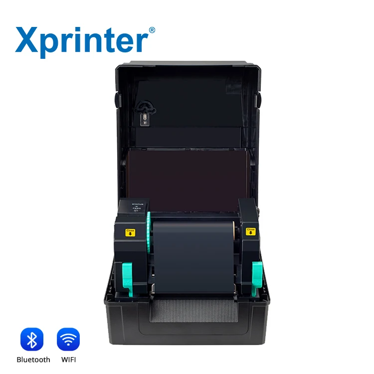 Фото Термотрансферный принтер этикеток Xprinter XP-TT426B/XP-TT437B, настольный, 4 дюйма, для массовой печати штрихкодов №3