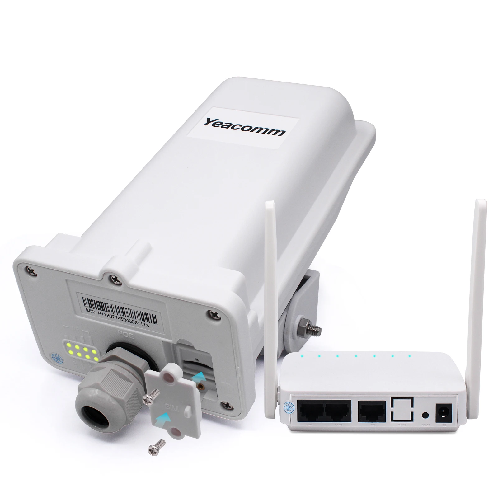 

Free Shipping! Yeacomm YF-P11K 4g CPE WIFI KIT outdoor LTE CPE and indoor WIFI AP