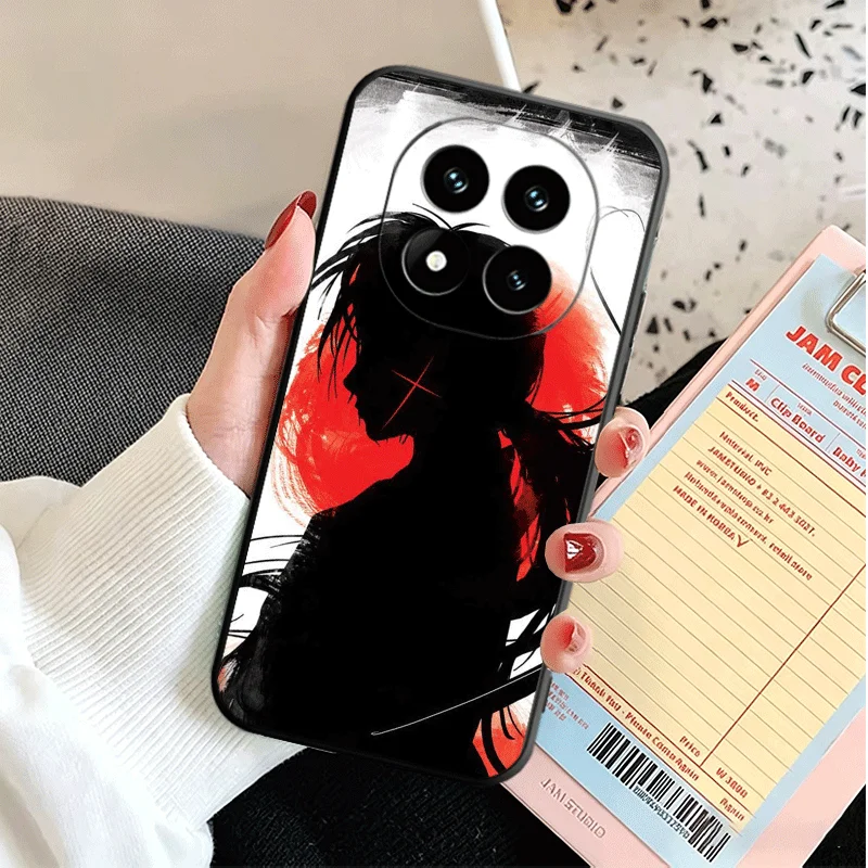Мягкий силиконовый чехол для телефона Xiaomi Redmi Note 15 14 13 12 с аниме-дизайном Rurouni Kenshin, для моделей 11 Pro Plus 12S 11S 10S 10 11T 5G (art.: 3920da47ace8b) - 3920da47ace8b