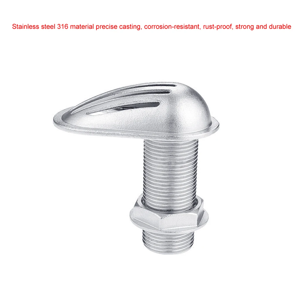 

Stainless Steel Boat Intake Strainer Washable Thru-Hull Water Pick-up Filter Scoop Fishing Boats Ship Replaceable Parts