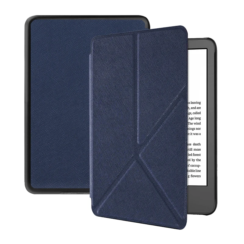 

For All-New Kindle 11th Generation 2022 Cover Case , For New Kindle Basic 6 Inch Origami E-reader Slim Funda Capa