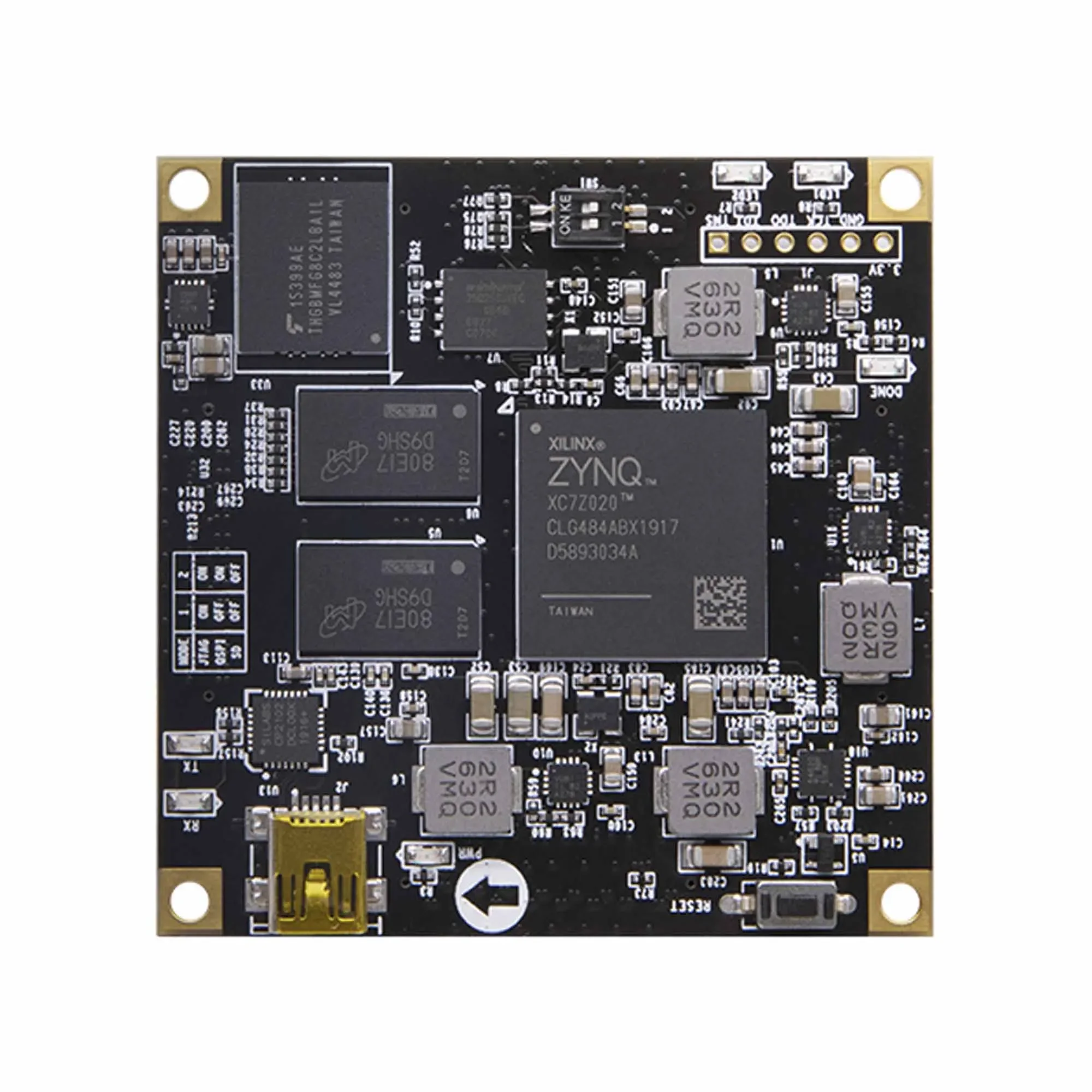 ALINX SoMs AC7021B: XILINX Zynq-7000 SoC XC7Z020 ZYNQ ARM 7020 FPGA макетная плата 8G eMMC система на модуле