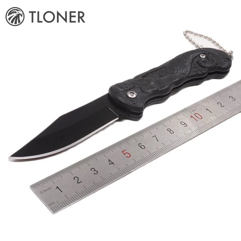 

Portable Folding Blade Knife Tactical Pocket Knife Survival Camping Hunting Knives Keychain Stainless Steel Outdoor EDC Tools