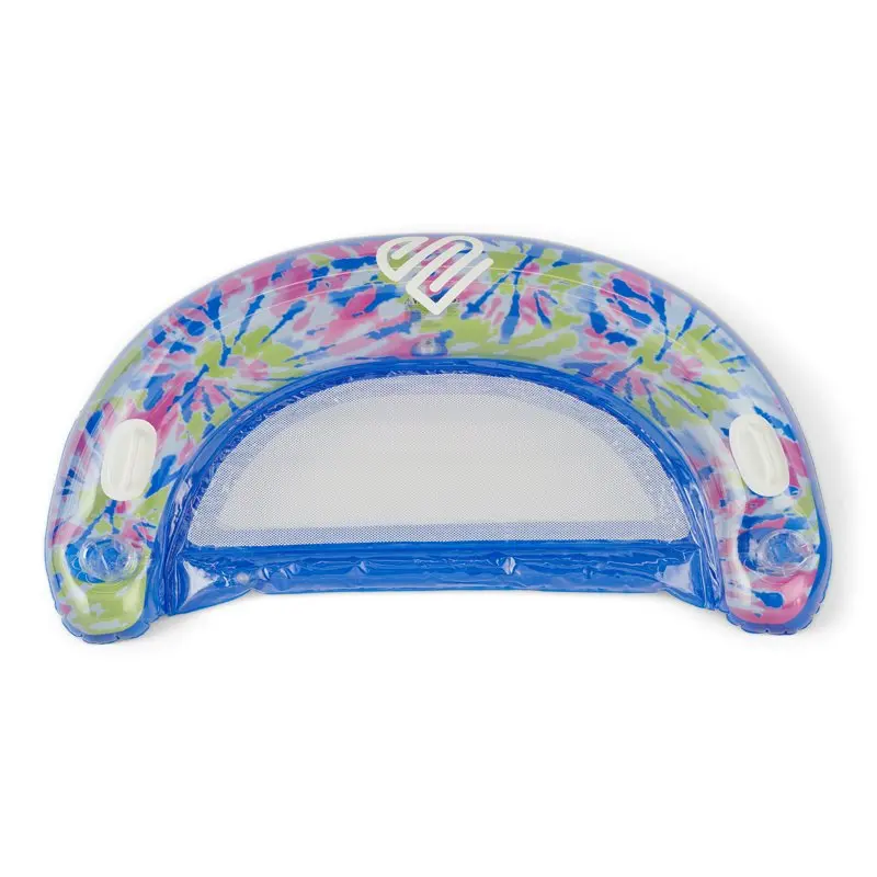 

Inflatable Chill-Out Pool Chair Float. Take the water in comfort & style with this crescent-shaped Chair - comfortable, supporti