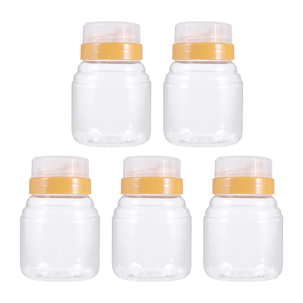 

Honey Bottle Jars Jar Dispenserpot Container Bottles Squeeze Favor Mason Canning Holder Refillable Beehive Sauce Pudding Mini
