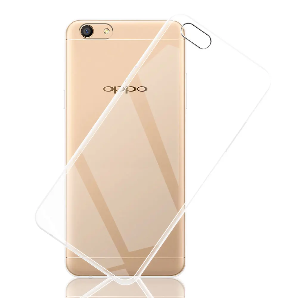 Для Oppo F1S F3 чехол прозрачный силиконовый мягкий защитный для F5 Youth противоударный