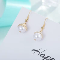 high quality original design new drop earrings with pearl earings for women korean earings fashion jewelry wholesale 2022 gift