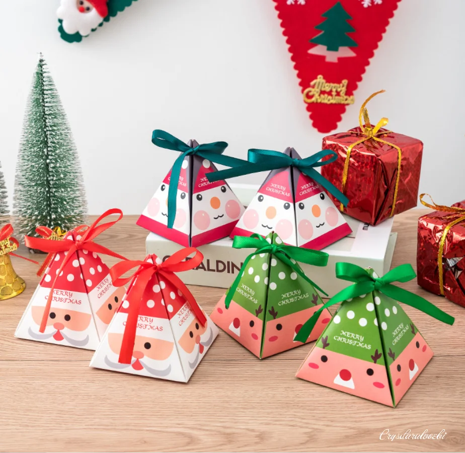 Caja de embalaje de dulces de Navidad, embalaje de regalo creativo coreano,...