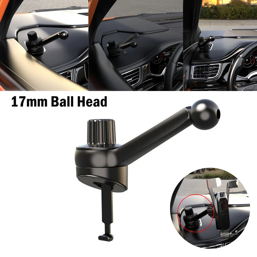 

Phone Support Phone Holder Upgrade 17mm Air Vent Ball Head Black Car Clip For Car Phone Stand Mobile Phone Holder