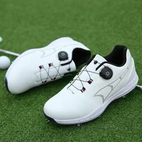 new mens golf shoes outdoor comfort non slip mens walking shoes white black lightweight golf workout sneakers size 38 45