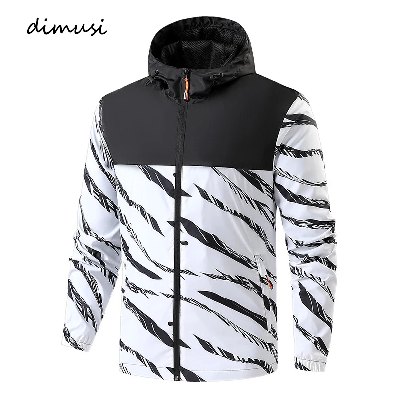 

DIMUSI Men's Bomber Jacket Casual Mens Outwear Windbreaker Camo Hooded Coats Fashion Slim Sportwear Zipper Jacket Man Clothing