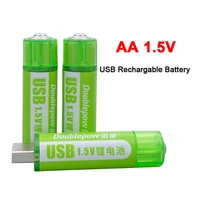 1 5v aa usb rechargeable battery 1800mwh aa rechargeable li ion battery for remote control mouse small fan electric toy battery