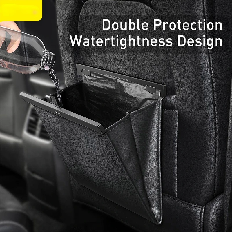 

Interior AccessoriesCar Rear Seat Garbage BagCar Storage BasketCar Seat Back Storage RackPU Leather Car Storage Rack