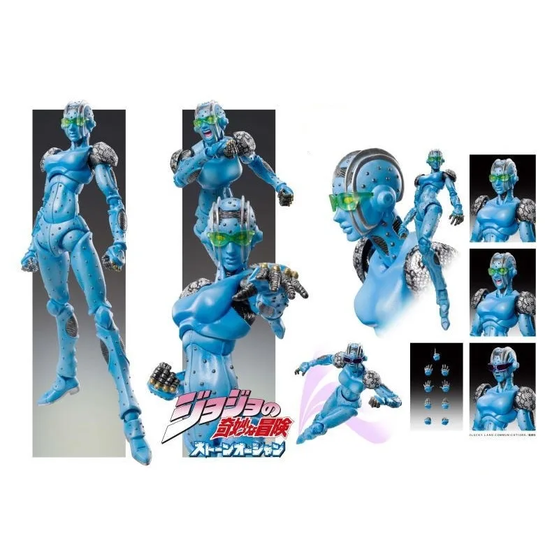 

Anime JoJo’s Bizarre Adventure Stone Ocean Figures Jolyne Cujoh Stone Free Action Figure Collection Model Figurine Doll Toy Gift