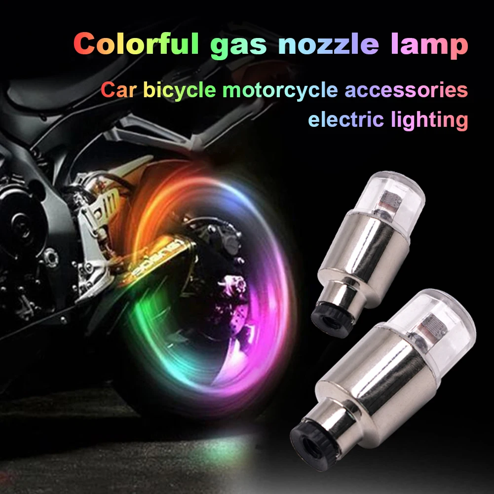 

1pc Car Wheel Caps Car Decoration Car Lights for Tire Hub Wheel Lights Bicycle Deco LED Closed Tire Valve Car Auto Accessories