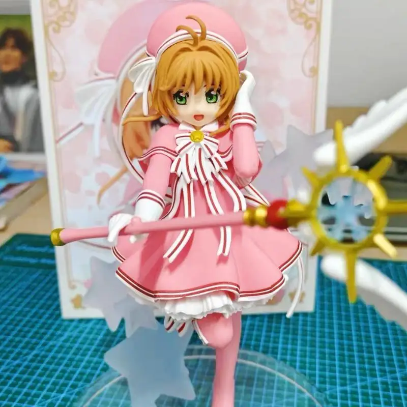 

Tersedia Taito Figur Anime Kinomoto Sakura Cardcaptor Sakura Model Boneka Aksi Lucu Hadiah Mainan Anak 18cm