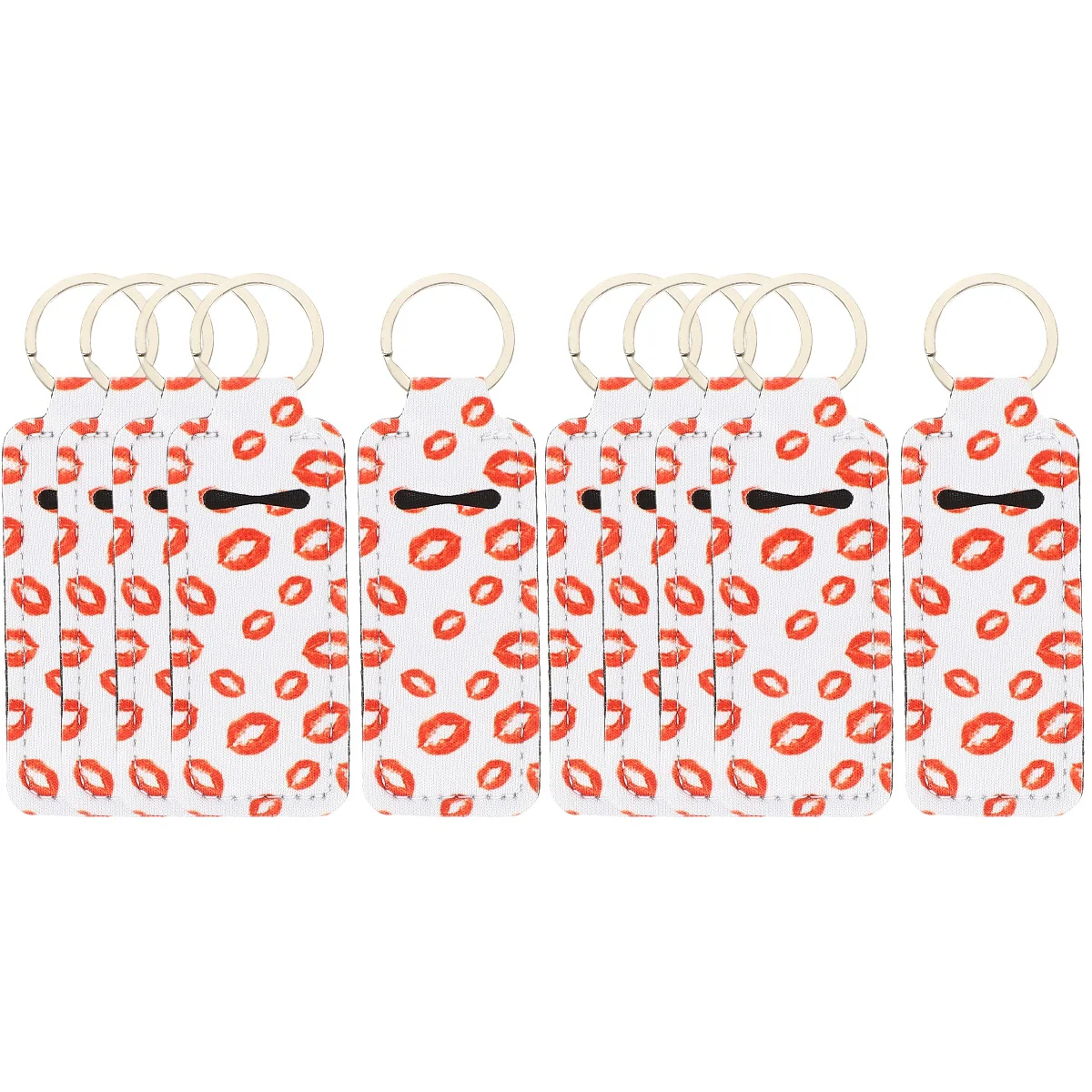

10 Fashion Lipstick Holder Covers Lipstick Holder Key Pendants