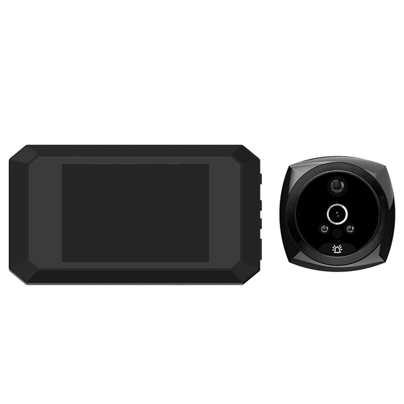 

Дверной глазок с ЖК-экраном 3,5 дюйма, 24 часа